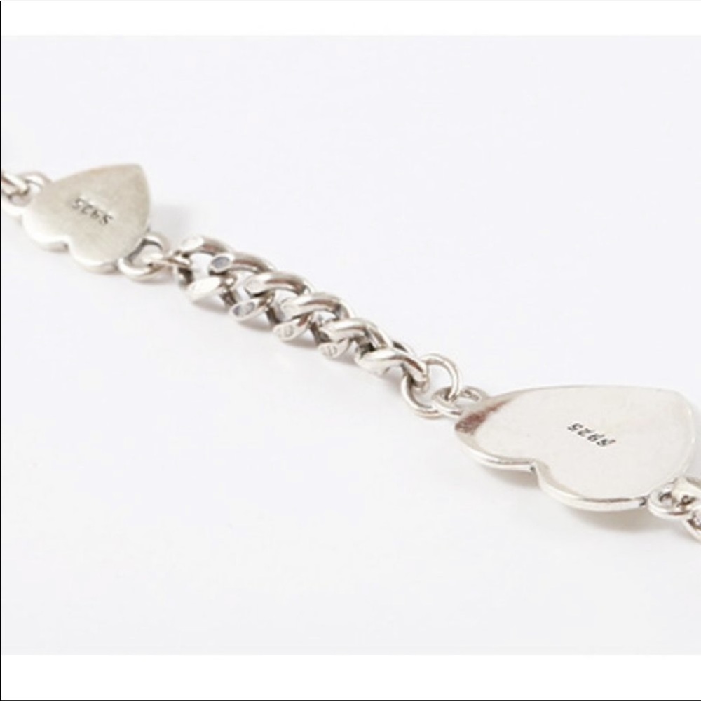 NEW NECKLACE 925 STERLING SILVER HEART NECKLACE - Picture 6 of 7